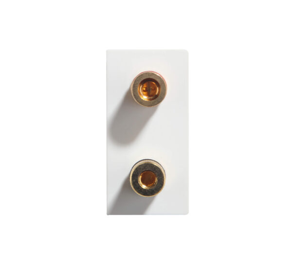 Stereo pesa, 1/2, valge